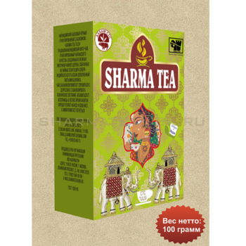 ЧАЙ ИНДИЙСКИЙ ЧЁРНЫЙ «SHARMA TEA CTC TULSI»