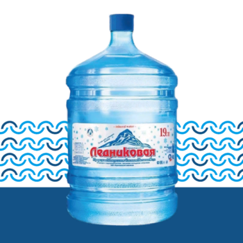 Вода питьевая, "Ледниковая", 19 литров (ПЭТ,одноразовая тара)