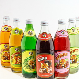 Лимонады "Лисёнок", 05, лит. (СТБ) в ассортименте, вкусы: "Лимонад Белочка" / "Груша" / "Тархун" / "Апельсин" / "Кола" / "Вишня" / "Ананас" / "Мохито" / "Абрикос"