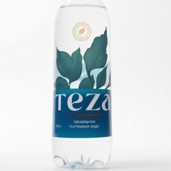 Газированная природная питьевая вода «TEZA» 0,5 л, ГОСТ 13273-2022